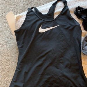 Nike pro black tank top